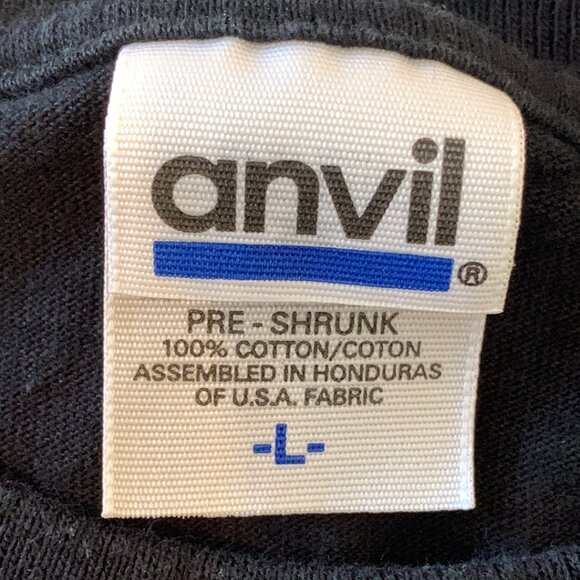 Anvil 2005 Def Leppard Band Graphic Print Rock of Ages Tour Black T-Shirt Sz Lg - Picture 7 of 8